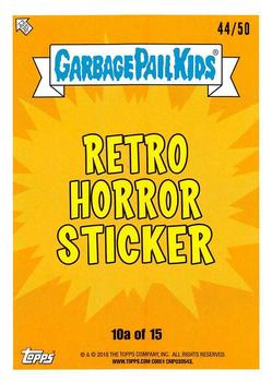 2018 Topps Garbage Pail Kids: Oh, the Horror-ible! - Fool's Gold #10a Amy T. Ville Back
