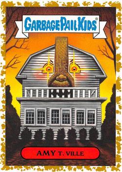 2018 Topps Garbage Pail Kids: Oh, the Horror-ible! - Fool's Gold #10a Amy T. Ville Front