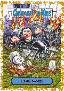 2018 Topps Garbage Pail Kids: Oh, the Horror-ible! - Fool's Gold #5b Edie Wood Front