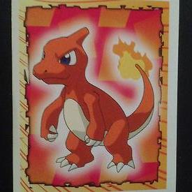1999 Merlin Pokemon Stickers #5 Charmeleon Front