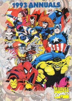 1993 Marvel Comics Annuals Checklists #NNO 1993 Annuals Front