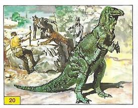 1992 Panini Prehistoric Animals Stickers #20 The first dinosaur Front