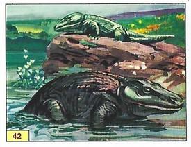 1992 Panini Prehistoric Animals Stickers #42 Eryops Front