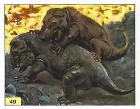 1992 Panini Prehistoric Animals Stickers #49 Kannemeyeria Front