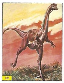 1992 Panini Prehistoric Animals Stickers #52 Struthiomimus Front