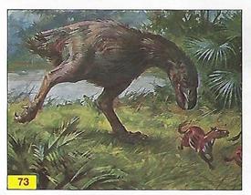 1992 Panini Prehistoric Animals Stickers #73 Diatryma Front