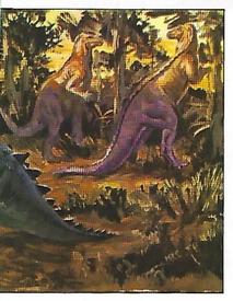 1992 Panini Prehistoric Animals Stickers #98 Polacanthus Front