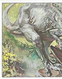 1992 Panini Prehistoric Animals Stickers #109 Allosaurus Front