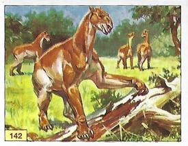 1992 Panini Prehistoric Animals Stickers #142 Moropus Front