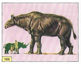 1992 Panini Prehistoric Animals Stickers #168 Baluchitherium Front