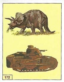 1992 Panini Prehistoric Animals Stickers #172 Triceratops Front