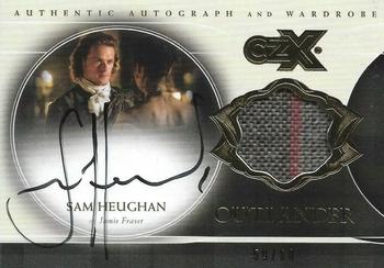 2019 Cryptozoic CZX Outlander - Autograph Wardrobe Relics #SHW Sam Heughan as Jamie Fraser Front