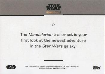 2019 Topps Star Wars: The Mandalorian Trailer #2 Cara Dune Back