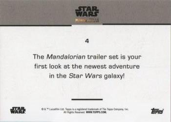 2019 Topps Star Wars: The Mandalorian Trailer #4 IG-11 Back