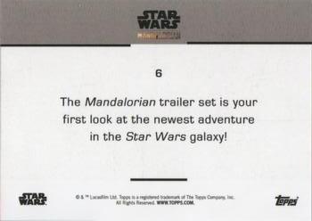2019 Topps Star Wars: The Mandalorian Trailer #6 Prisoner in Carbonite Back