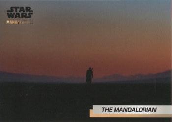 2019 Topps Star Wars: The Mandalorian Trailer #9 Mandalorian Sunset Front