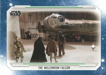 2019 Topps Star Wars Skywalker Saga - Blue #49 The Millennium Falcon Front