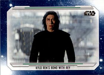 2019 Topps Star Wars Skywalker Saga - Blue #97 Kylo Ren's Bond with Rey Front