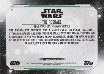 2019 Topps Star Wars Skywalker Saga - Green #5 The Podrace Back