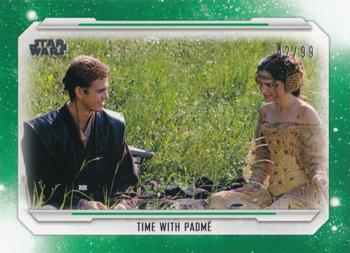 2019 Topps Star Wars Skywalker Saga - Green #17 Time with Padmé Front
