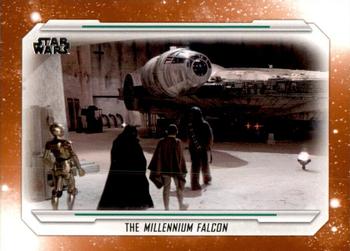 2019 Topps Star Wars Skywalker Saga - Orange #49 The Millennium Falcon Front