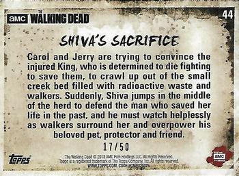 2018 Topps The Walking Dead Season 8 - Mud #44 Shiva's Sacrifice Back