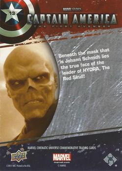 2017 Upper Deck Marvel Cinematic Universe #13 Red Skull Back