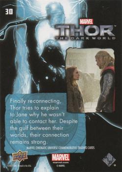 2017 Upper Deck Marvel Cinematic Universe #30 Thor & Jane Back