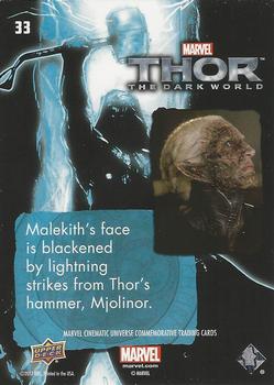 2017 Upper Deck Marvel Cinematic Universe #33 Malekith Back