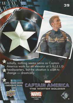 2017 Upper Deck Marvel Cinematic Universe #39 Captain America Back