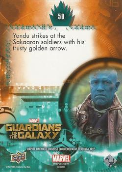 2017 Upper Deck Marvel Cinematic Universe #50 Yondu Back