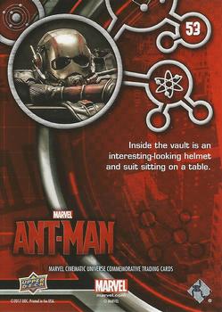 2017 Upper Deck Marvel Cinematic Universe #53 Ant-Man Suit Back