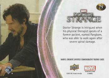 2017 Upper Deck Marvel Cinematic Universe #75 Doctor Stephen Strange Back