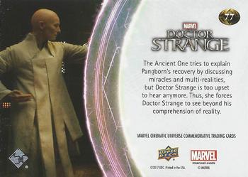 2017 Upper Deck Marvel Cinematic Universe #77 Ancient One & Doctor Strange Back