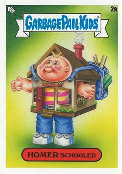 2020 Topps Garbage Pail Kids: Late to School #2a Homer Schooled Front