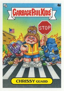 2020 Topps Garbage Pail Kids: Late to School #4a Chrissy Guard Front