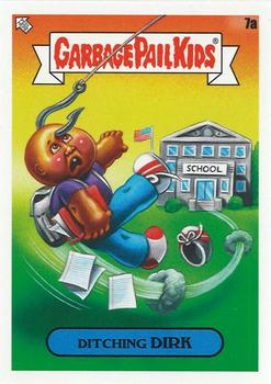 2020 Topps Garbage Pail Kids: Late to School #7a Ditching Dirk Front