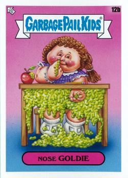 2020 Topps Garbage Pail Kids: Late to School #12b Nose Goldie Front