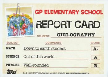 2020 Topps Garbage Pail Kids: Late to School #29a Gigi-Ography Back