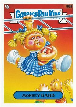 2020 Topps Garbage Pail Kids: Late to School #30a Monkey Barb Front
