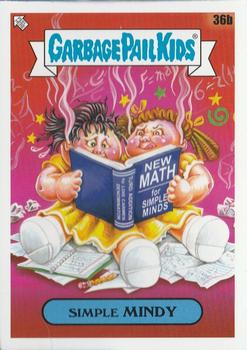 2020 Topps Garbage Pail Kids: Late to School #36b Simple Mindy Front