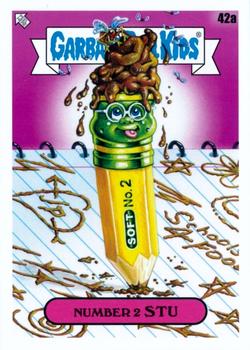 2020 Topps Garbage Pail Kids: Late to School #42a Number 2 Stu Front