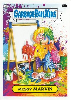 2020 Topps Garbage Pail Kids: Late to School #47b Messy Marvin Front
