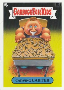 2020 Topps Garbage Pail Kids: Late to School #63a Carving Carter Front