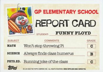 2020 Topps Garbage Pail Kids: Late to School #69a Funny Floyd Back