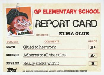 2020 Topps Garbage Pail Kids: Late to School #86a Elma Glue Back