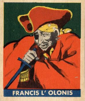 1948 Leaf Pirates #165 Francis Lolonois Front