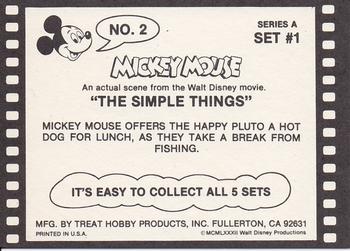 1982 Treat Hobby Disney Mickey Mouse #2 Mickey Mouse Back