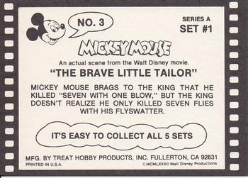 1982 Treat Hobby Disney Mickey Mouse #3 Mickey Mouse Back