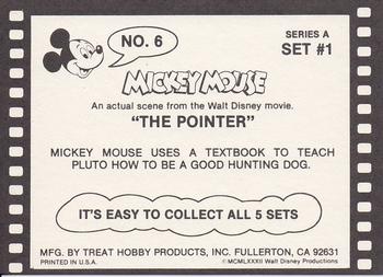 1982 Treat Hobby Disney Mickey Mouse #6 Mickey Mouse Back